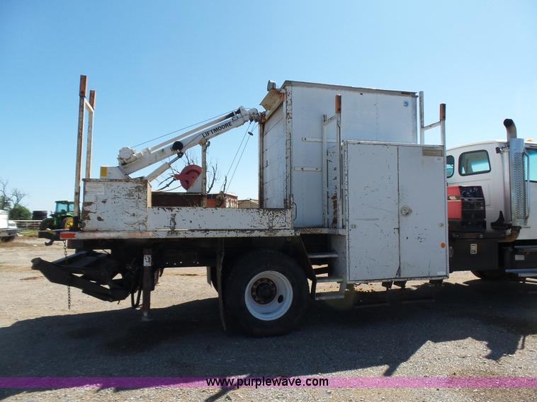 image for item L5825 2002 Sterling M7500 Acterra service truck with crane