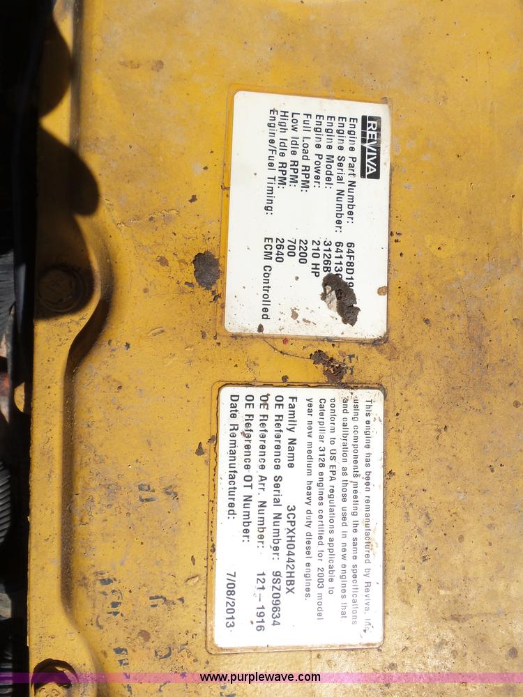 image for item L5825 2002 Sterling M7500 Acterra service truck with crane