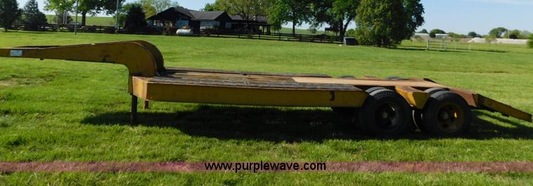 image for item L5837 1952 Mart lowboy equipment trailer