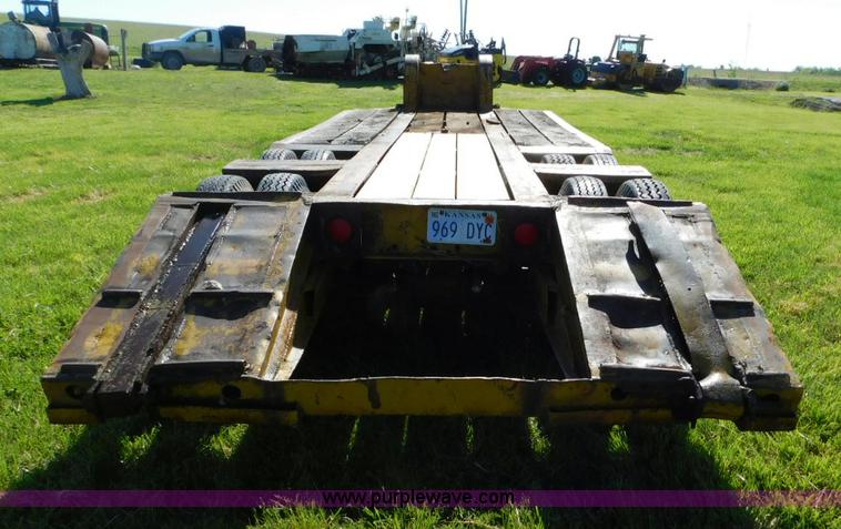 image for item L5837 1952 Mart lowboy equipment trailer