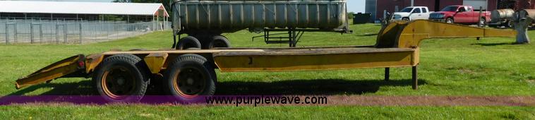 image for item L5837 1952 Mart lowboy equipment trailer