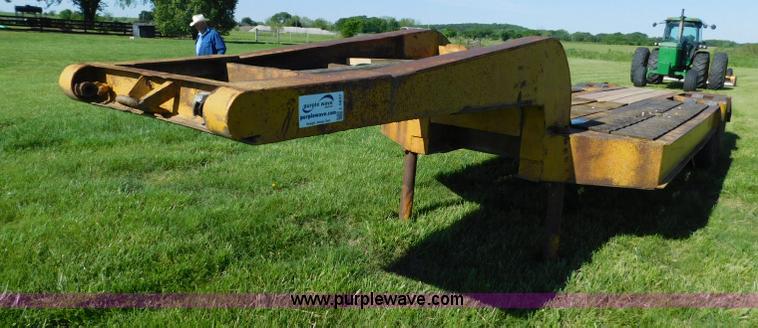 image for item L5837 1952 Mart lowboy equipment trailer