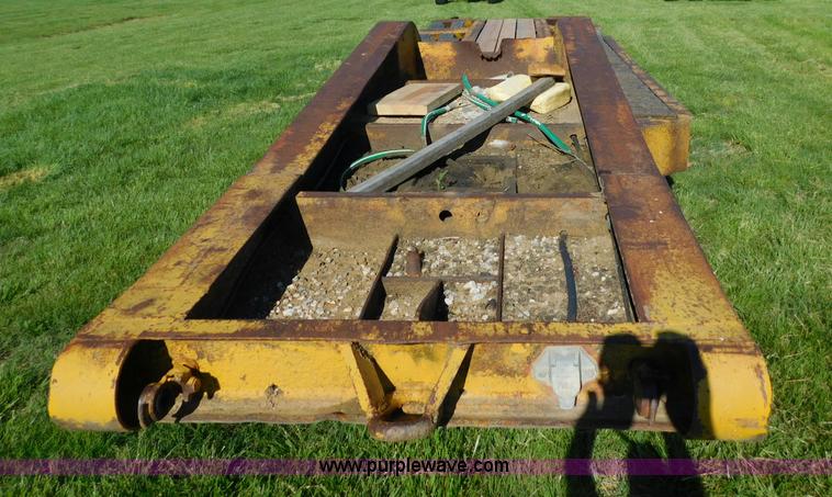 image for item L5837 1952 Mart lowboy equipment trailer