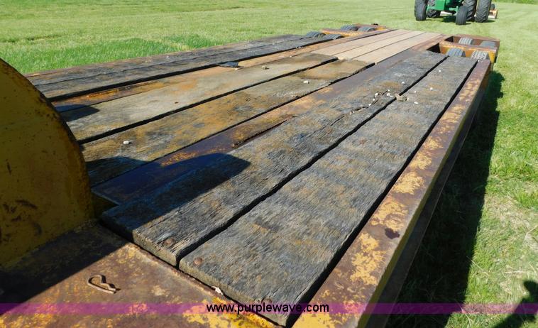 image for item L5837 1952 Mart lowboy equipment trailer