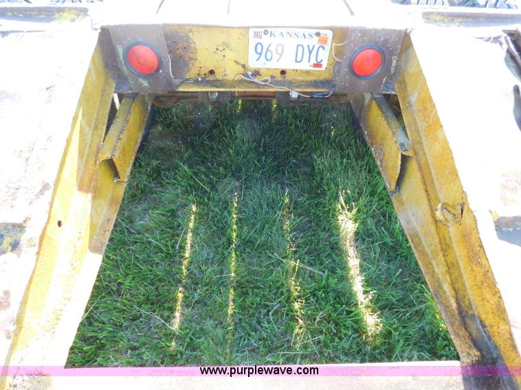 image for item L5837 1952 Mart lowboy equipment trailer