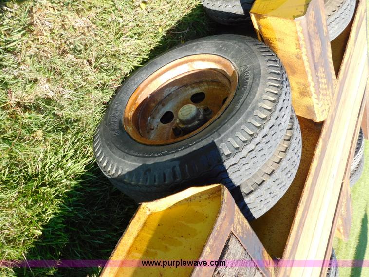 image for item L5837 1952 Mart lowboy equipment trailer