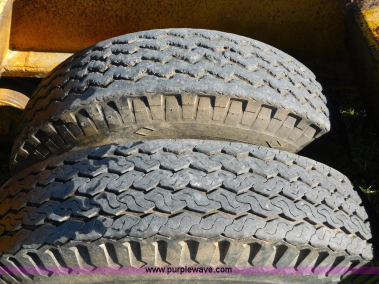 image for item L5837 1952 Mart lowboy equipment trailer