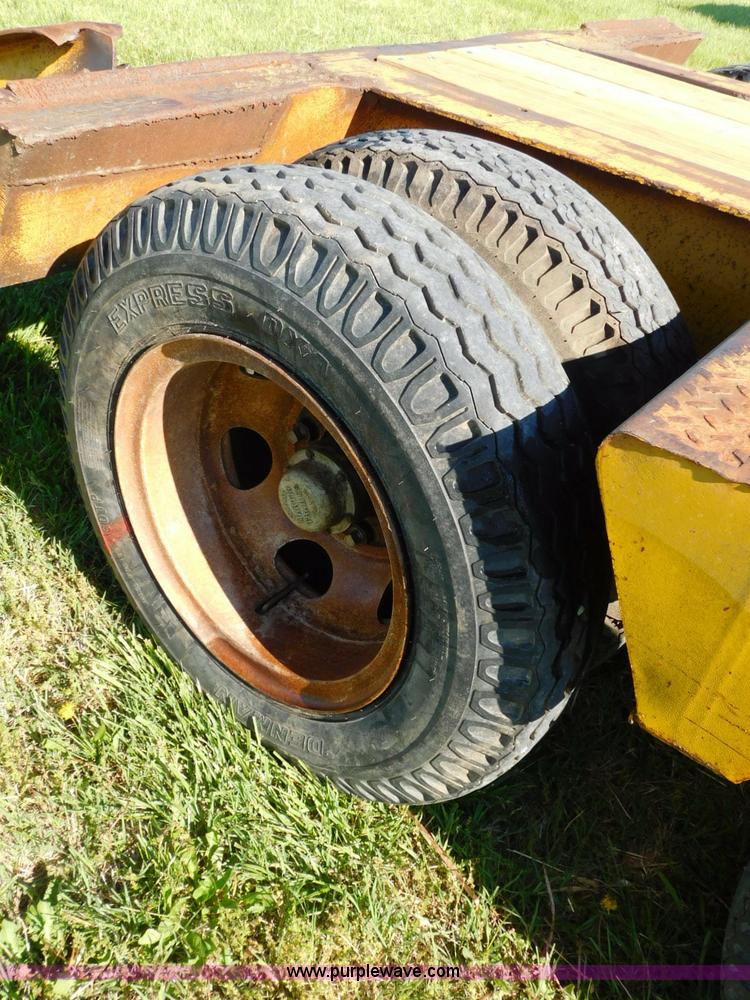 image for item L5837 1952 Mart lowboy equipment trailer