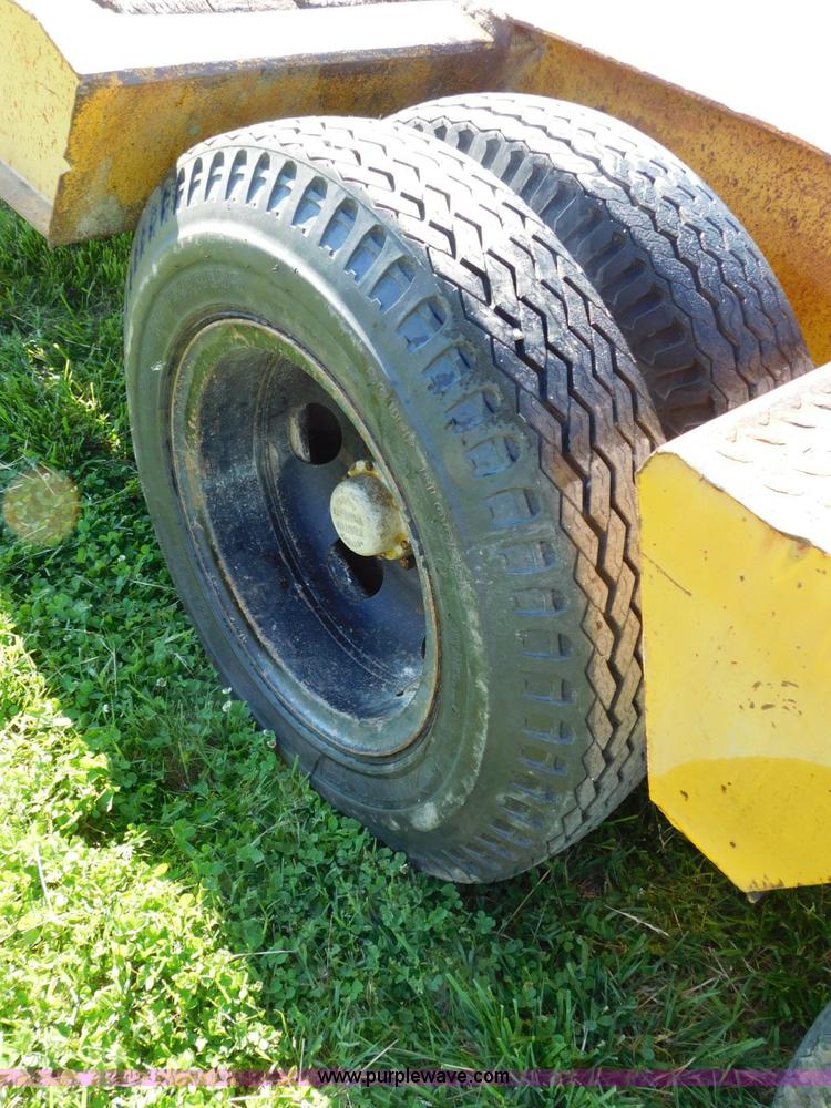 image for item L5837 1952 Mart lowboy equipment trailer