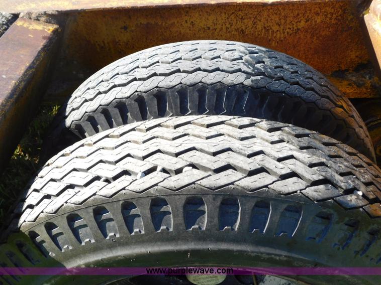 image for item L5837 1952 Mart lowboy equipment trailer