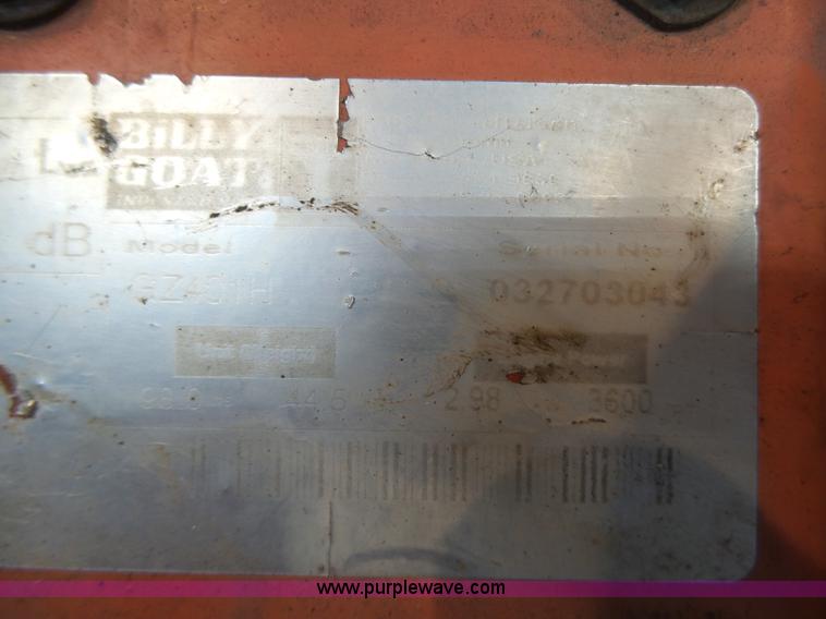 image for item L6013 Billy Goat G2401H crack machine