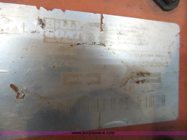 image for item L6013 Billy Goat G2401H crack machine