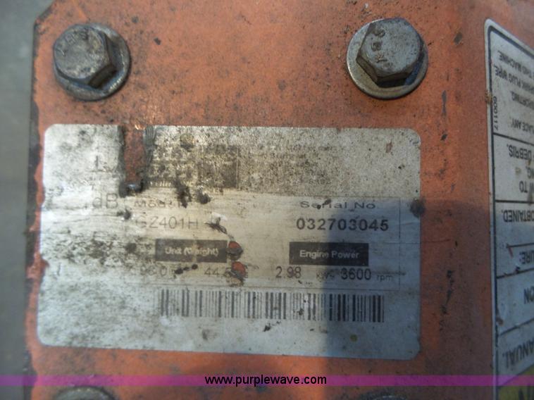 image for item L6014 Billy Goat G2401H crack machine