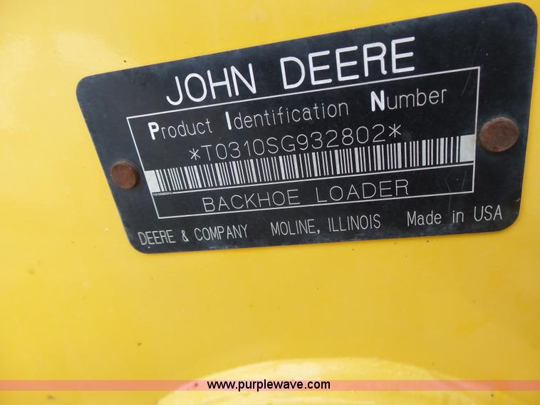 image for item L6054 2004 John Deere 310 SG backhoe