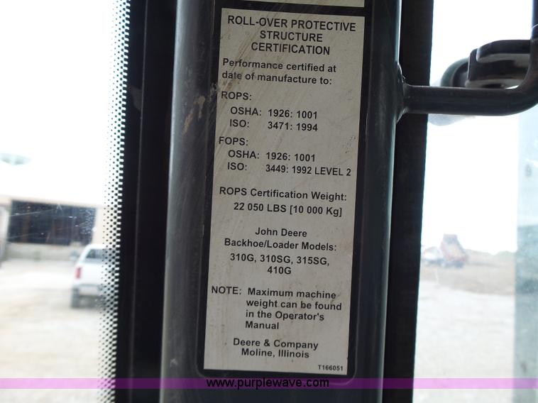 image for item L6054 2004 John Deere 310 SG backhoe