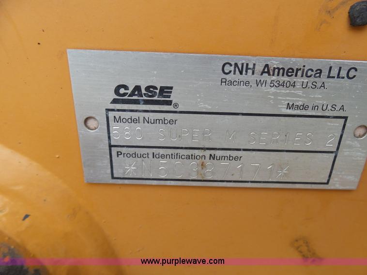 image for item L7022 2006 Case 580 Super M Series II backhoe