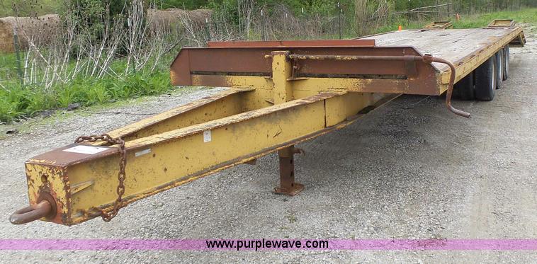 image for item L7244 Shop built equipment trailer