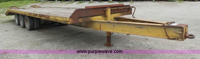 image for item L7244 Shop built equipment trailer