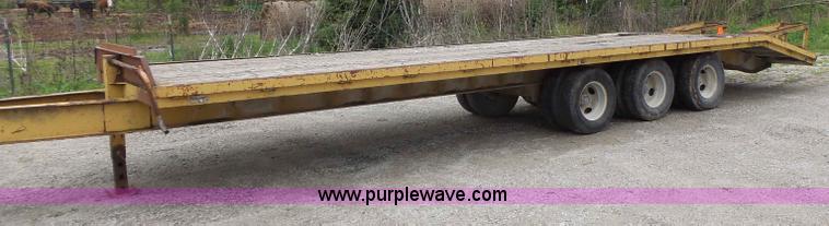 image for item L7244 Shop built equipment trailer