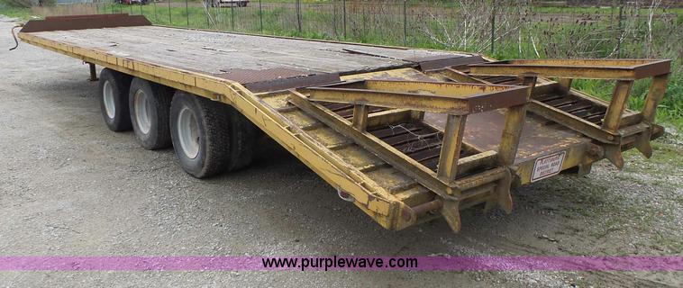 image for item L7244 Shop built equipment trailer