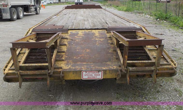 image for item L7244 Shop built equipment trailer