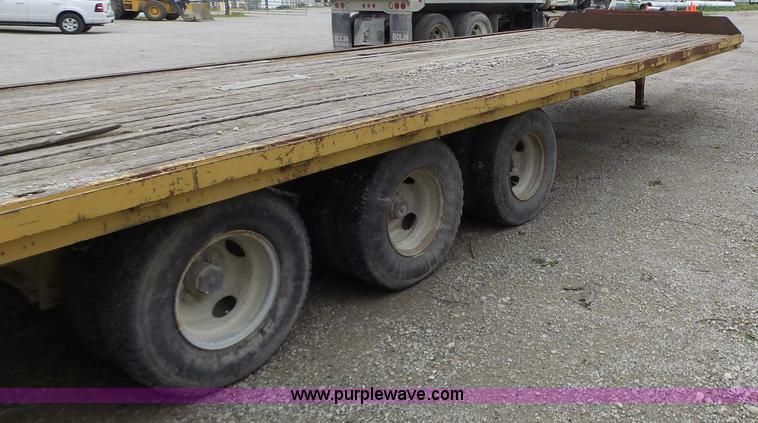 image for item L7244 Shop built equipment trailer