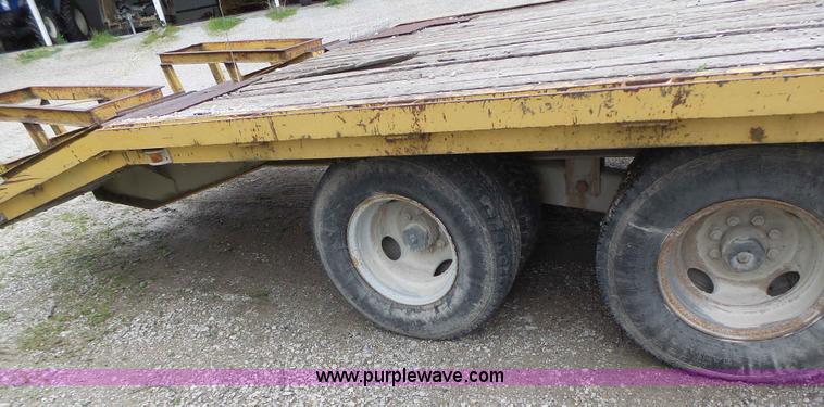 image for item L7244 Shop built equipment trailer