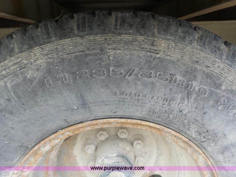 image for item L7244 Shop built equipment trailer