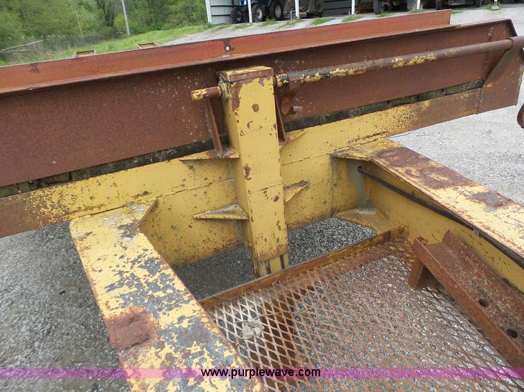 image for item L7244 Shop built equipment trailer