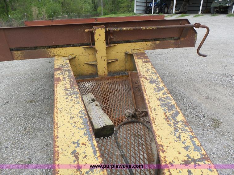 image for item L7244 Shop built equipment trailer