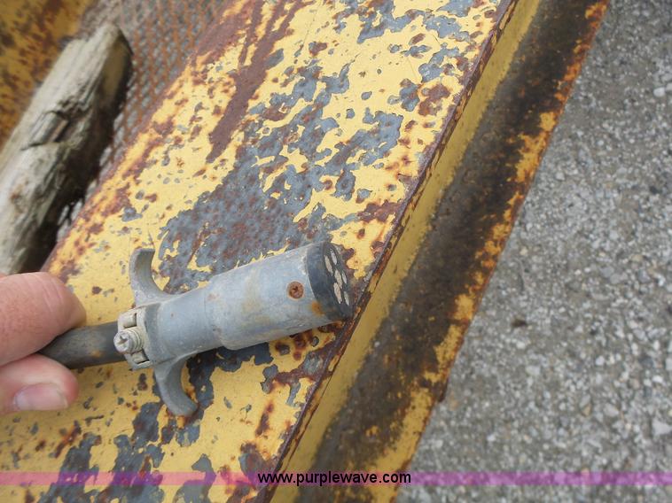 image for item L7244 Shop built equipment trailer