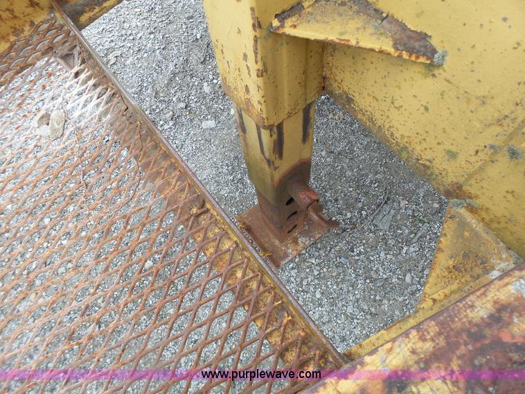 image for item L7244 Shop built equipment trailer