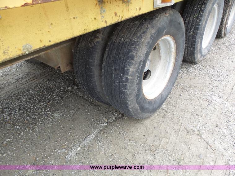 image for item L7244 Shop built equipment trailer