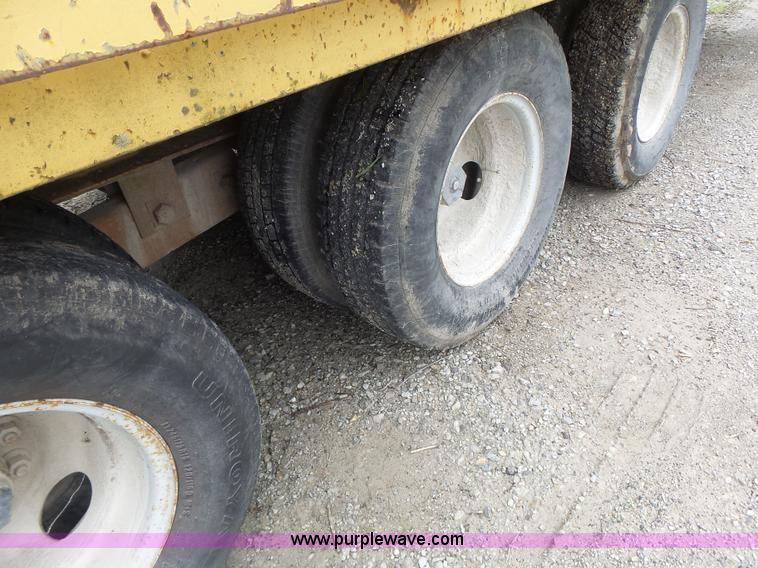 image for item L7244 Shop built equipment trailer