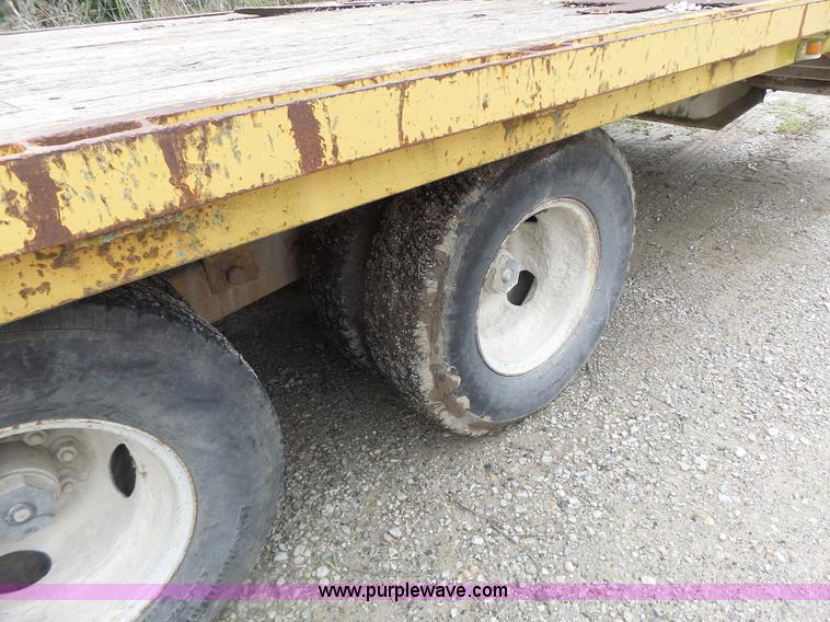 image for item L7244 Shop built equipment trailer