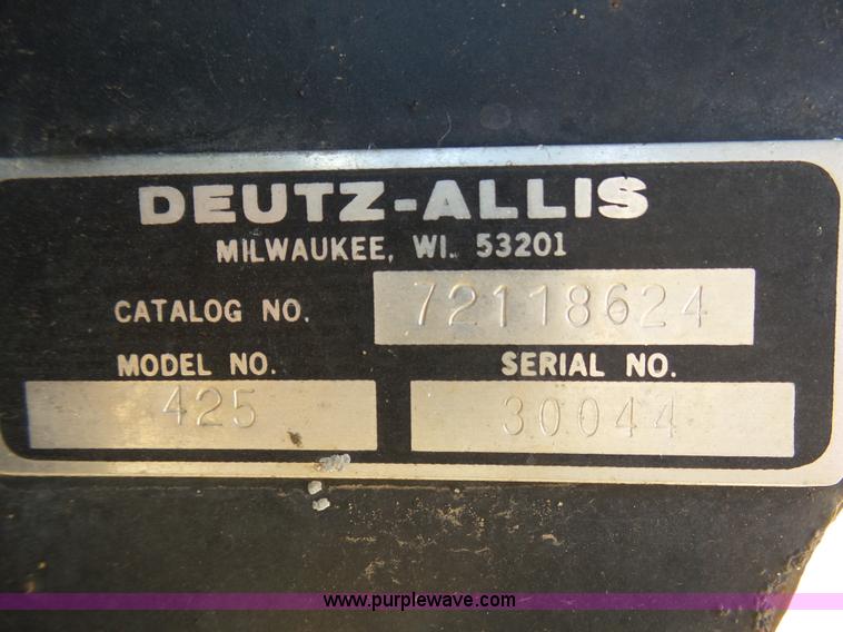 image for item AR9344 Deutz Allis 5215 tractor