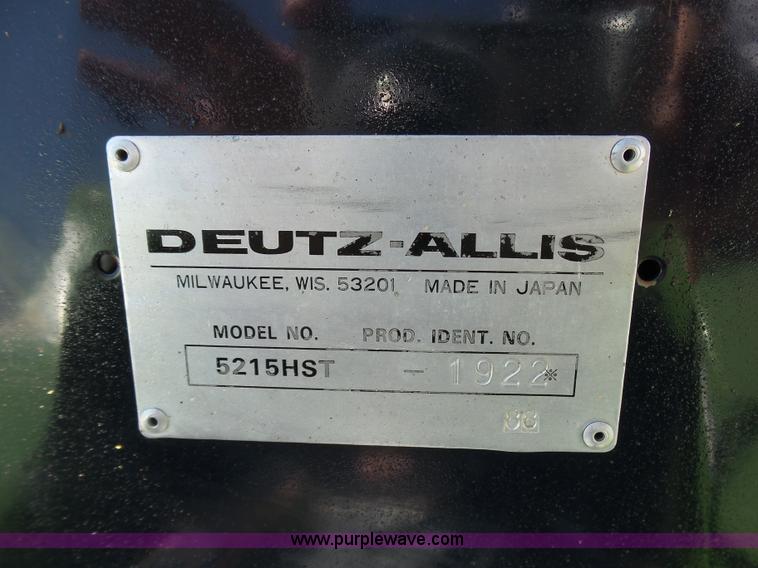 image for item AR9344 Deutz Allis 5215 tractor