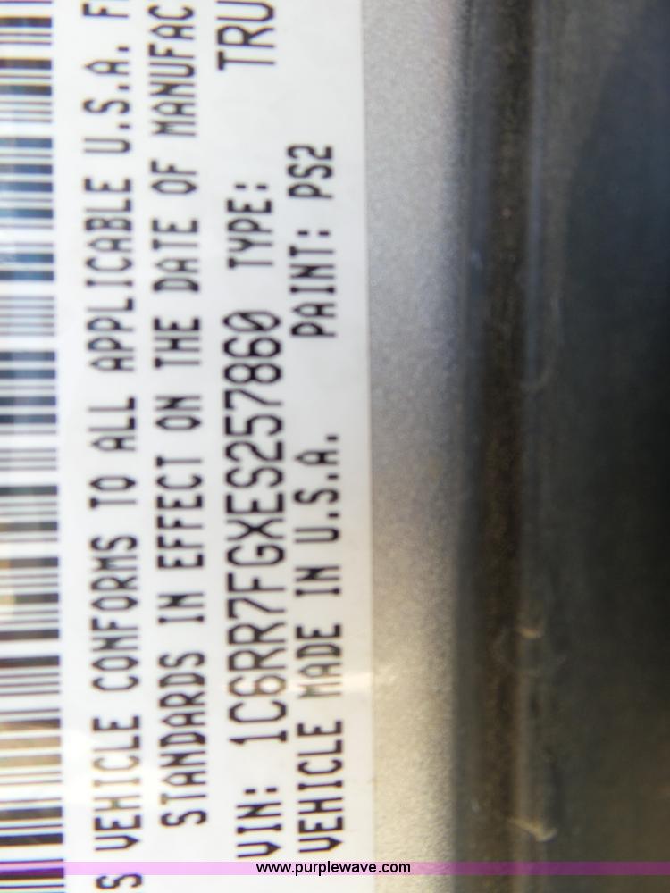 image for item AR9396 2014 Dodge Ram 1500 Quad Cab pickup truck