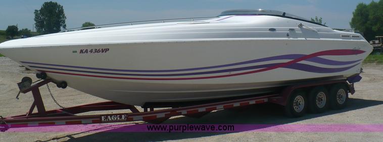 image for item J4970 1995 Baja 320 OS 32' boat and trailer