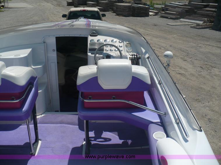 image for item J4970 1995 Baja 320 OS 32' boat and trailer
