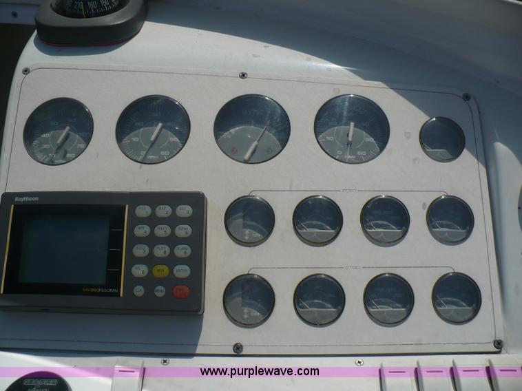 image for item J4970 1995 Baja 320 OS 32' boat and trailer