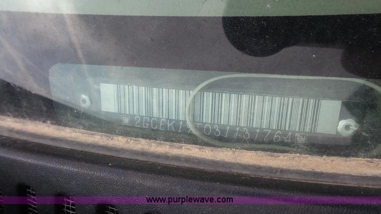 image for item K5193 2003 Chevrolet Silverado 1500 Ext. Cab pickup truck