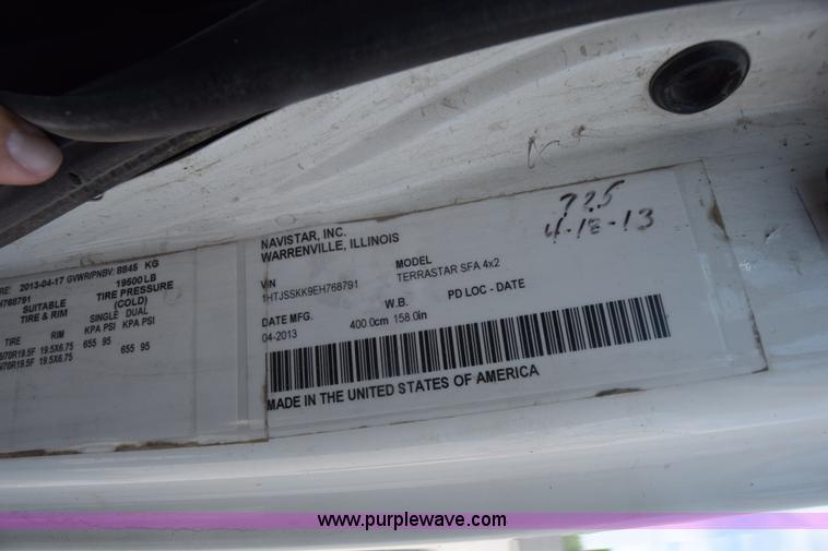 image for item K6715 2014 International TerraStar truck chassis