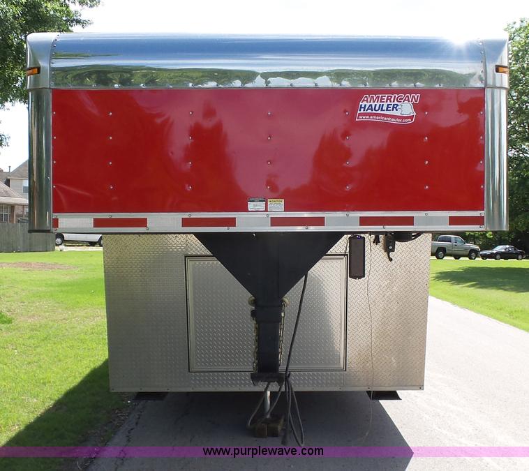 image for item K7207 2007 American Hauler Silver Hawk enclosed cargo trailer