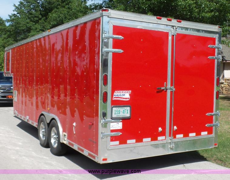 image for item K7207 2007 American Hauler Silver Hawk enclosed cargo trailer