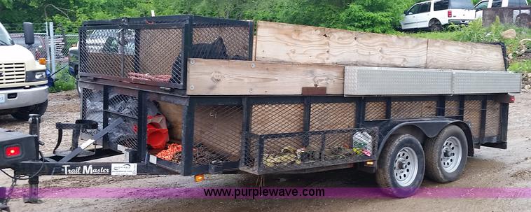 image for item K7883 2010 Trailmaster equipment trailer