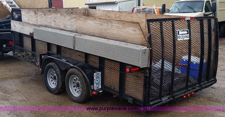 image for item K7883 2010 Trailmaster equipment trailer