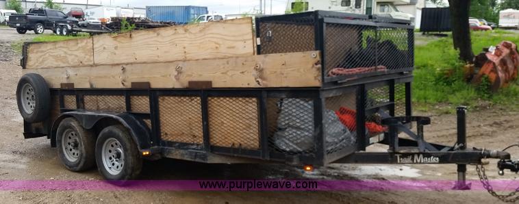 image for item K7883 2010 Trailmaster equipment trailer