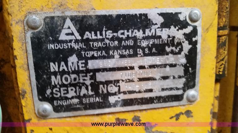 image for item K7894 1974 Allis Chalmers 840 wheel loader
