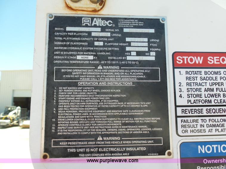 image for item K7911 2008 Ford F550 bucket truck